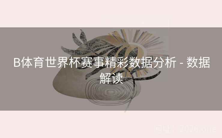 B体育世界杯赛事精彩数据分析 - 数据解读